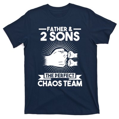 Father & 2 Sons The perfect chaos team Father T-Shirt