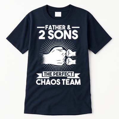 Father & 2 Sons The perfect chaos team Father Tall T-Shirt