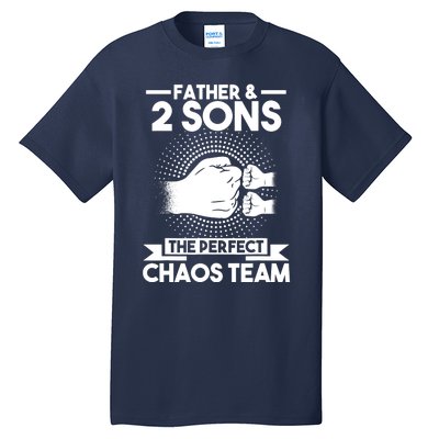 Father & 2 Sons The perfect chaos team Father Tall T-Shirt