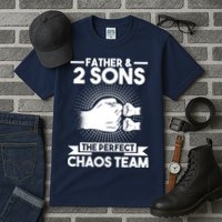 Father & 2 Sons The perfect chaos team Father Tall T-Shirt