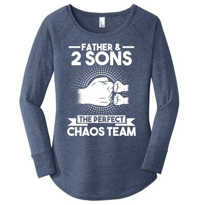 Father & 2 Sons The perfect chaos team Father Women's Perfect Tri Tunic Long Sleeve Shirt