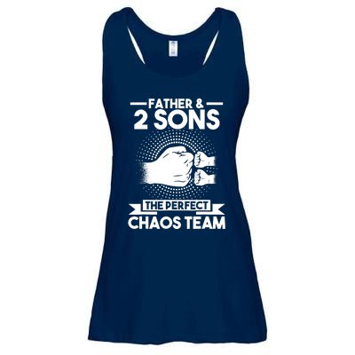 Father & 2 Sons The perfect chaos team Father Ladies Essential Flowy Tank