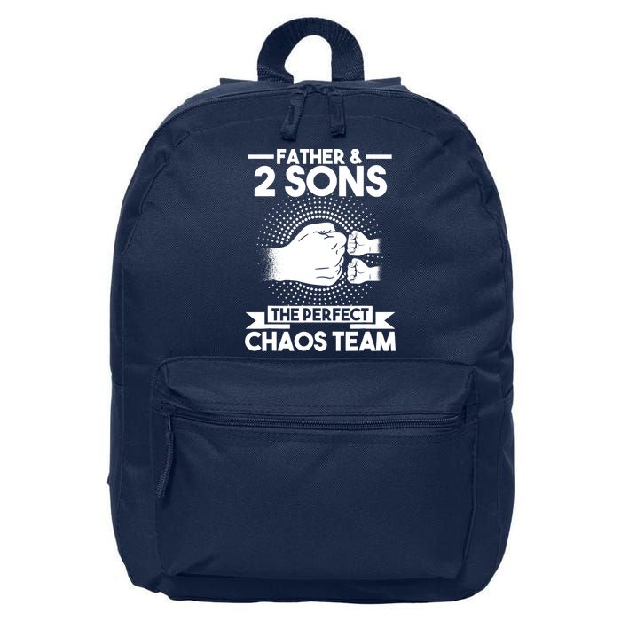 Father & 2 Sons The perfect chaos team Father 16 in Basic Backpack
