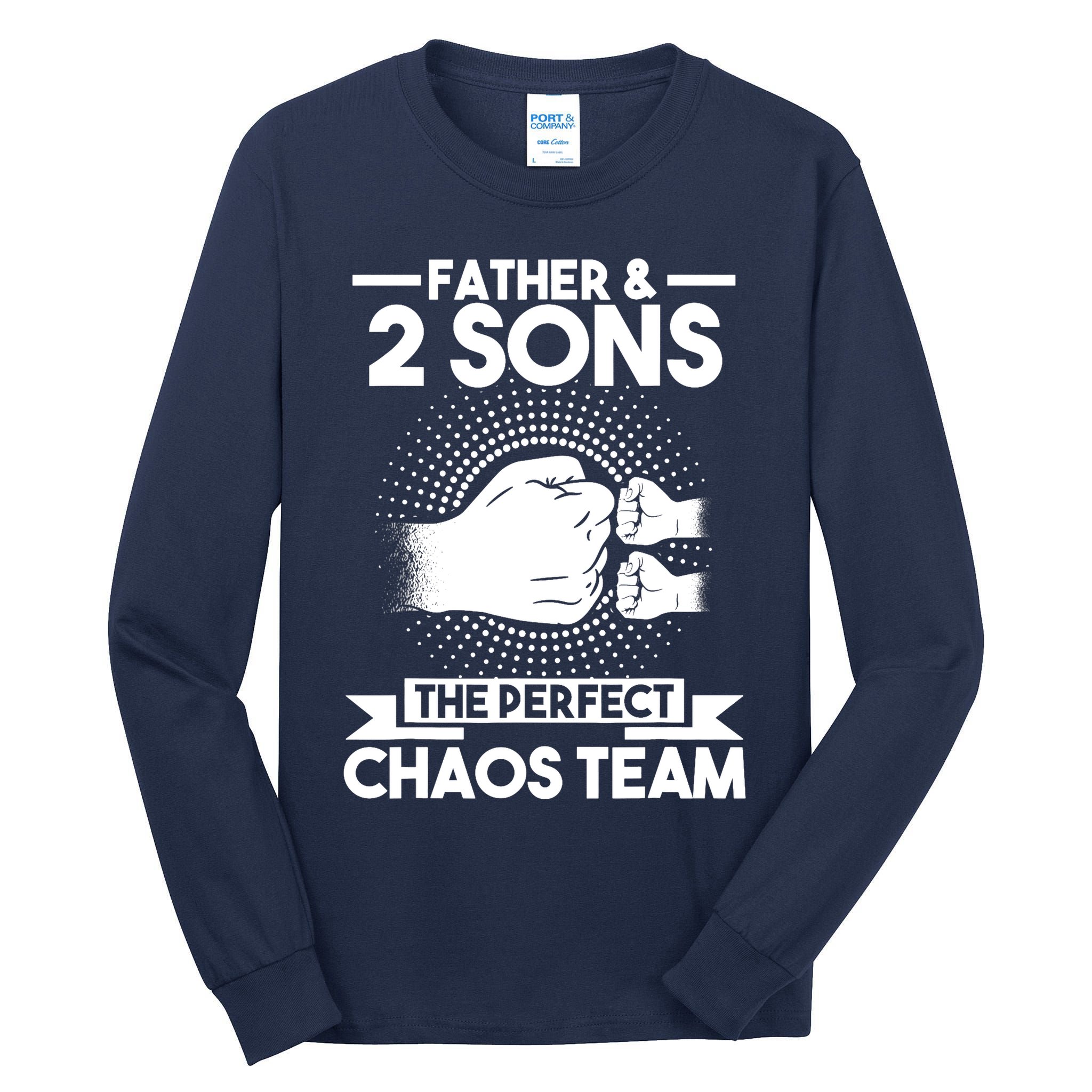 Father & 2 Sons The perfect chaos team Father Tall Long Sleeve T-Shirt
