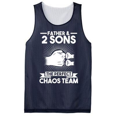 Father & 2 Sons The perfect chaos team Father Mesh Reversible Basketball Jersey Tank