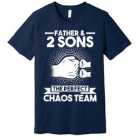 Father & 2 Sons The perfect chaos team Father Premium T-Shirt