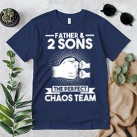 Father & 2 Sons The perfect chaos team Father Premium T-Shirt