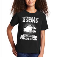 Father & 2 Sons The perfect chaos team Father Kids T-Shirt