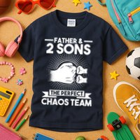 Father & 2 Sons The perfect chaos team Father Kids T-Shirt