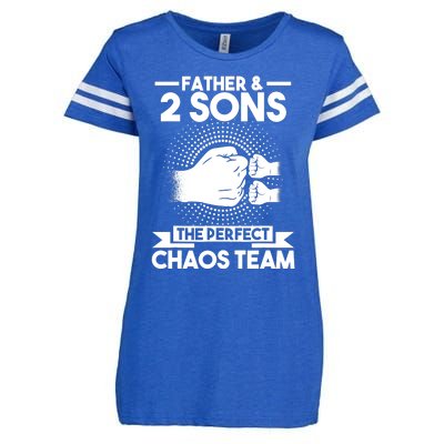 Father & 2 Sons The perfect chaos team Father Enza Ladies Jersey Football T-Shirt