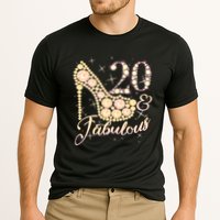 Fabulous & 20 Sparkly Heel 20th Birthday Cooling Performance Crew T-Shirt