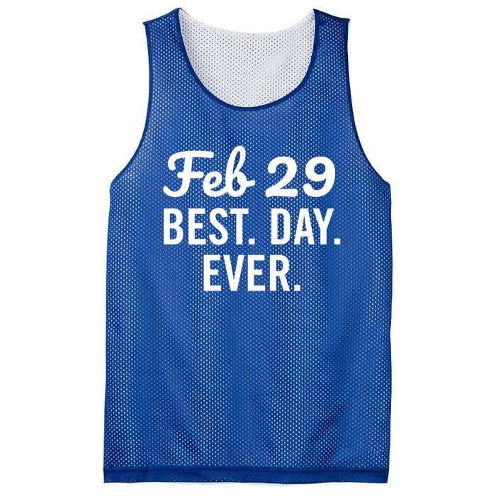 February 29 The Best Leap Day Leap Year Birthday Gift Mesh Reversible Basketball Jersey Tank