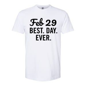 February 29 The Best Leap Day Leap Year Birthday Gift Softstyle CVC T-Shirt