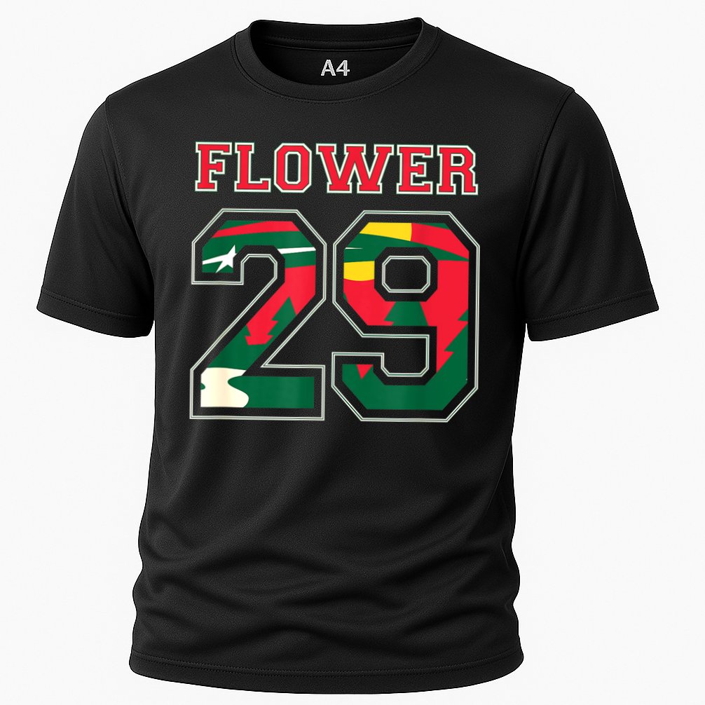 FLOWER 29 Wild Goalie Fleury Minnesota Pro Ice Hockey Design Cooling Performance Crew T-Shirt