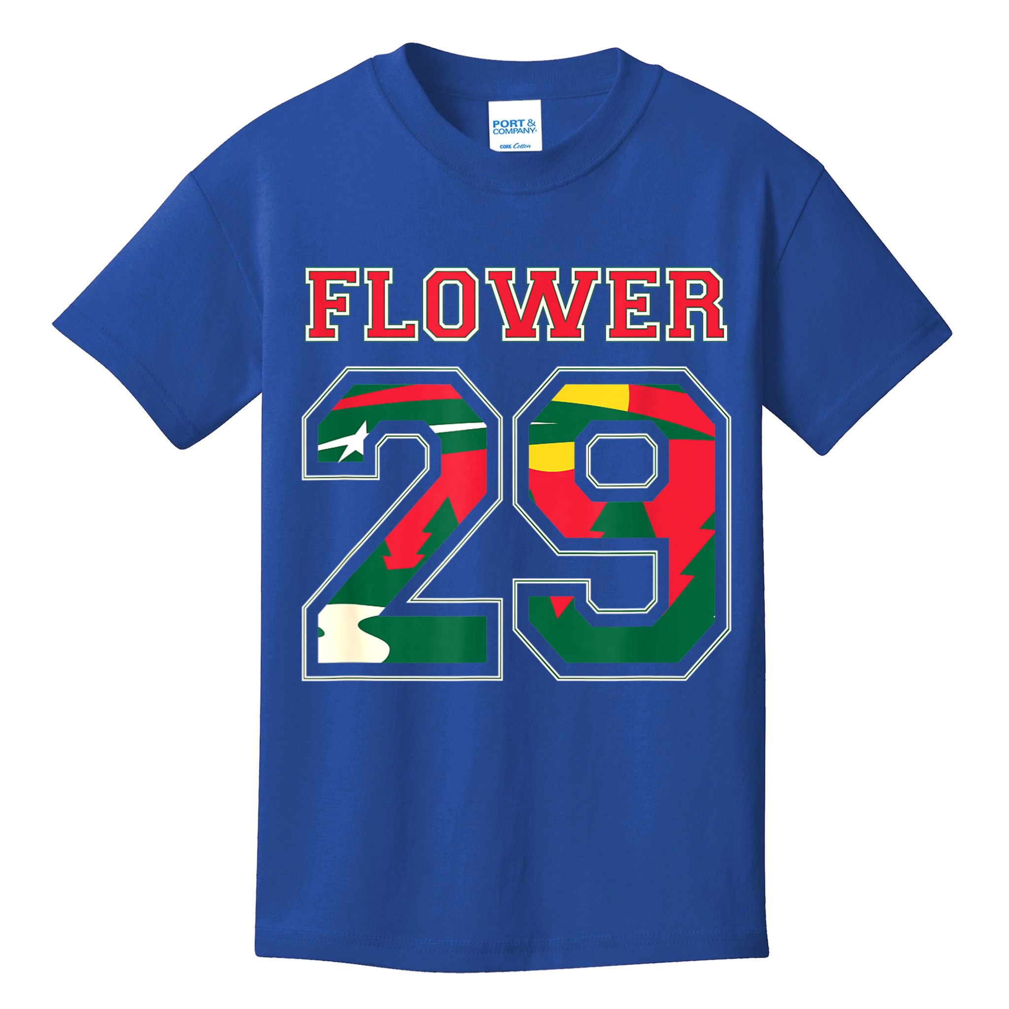 FLOWER 29 Wild Goalie Fleury Minnesota Pro Ice Hockey Design Kids T-Shirt