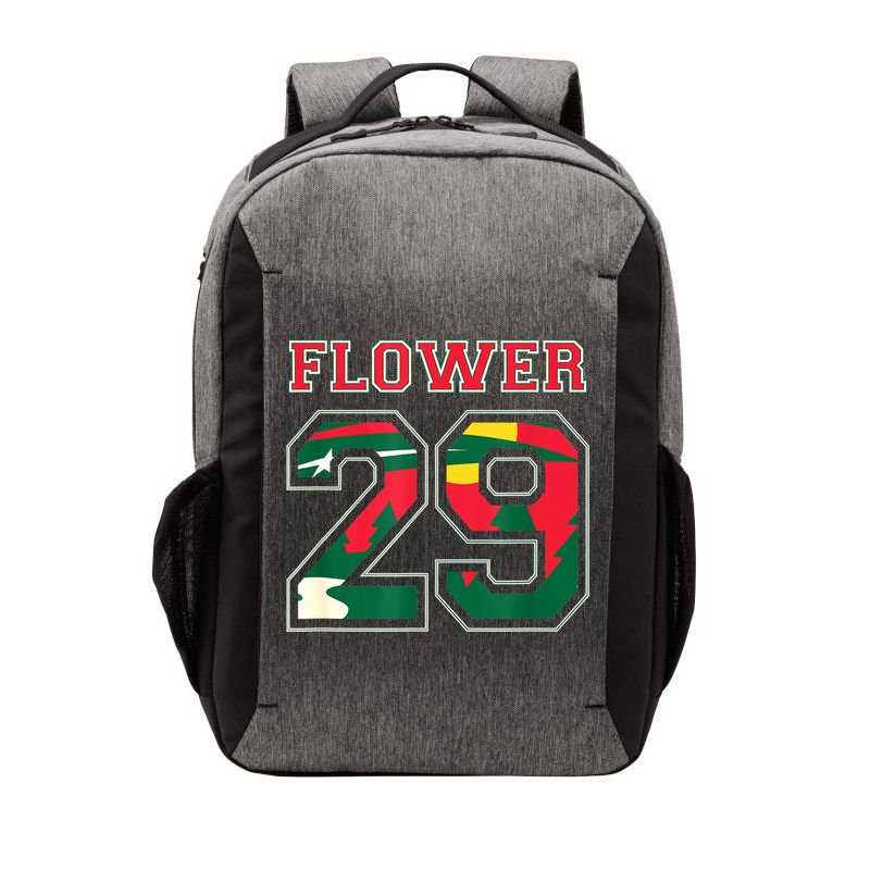 FLOWER 29 Wild Goalie Fleury Minnesota Pro Ice Hockey Design Vector Backpack