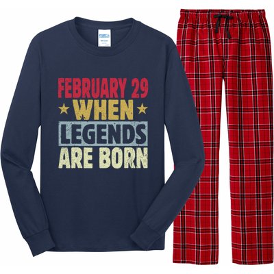 February 29 When Legends Are Born Long Sleeve Pajama Set