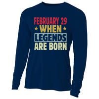 February 29 When Legends Are Born Cooling Performance Long Sleeve Crew