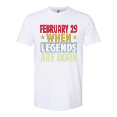 February 29 When Legends Are Born Softstyle® CVC T-Shirt