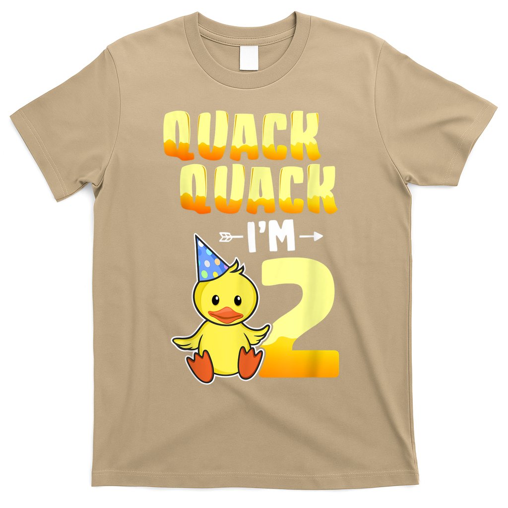 Funny 2 Year Old Girl Boy Duck 2nd Second Birthday Party Gift 1 T-Shirt