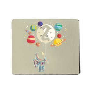 Funny 2 Years Old Birthday Boy Gift Astronaut 2nd Birthday Gift 1 Mousepad