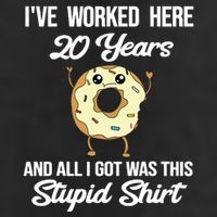 Funny 20 Year Work Anniversary Appreciation Saying Joke 20th 11oz C Handle Ceramic Mug