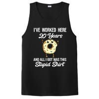 Funny 20 Year Work Anniversary Appreciation Saying Joke 20th PosiCharge Competitor Tank