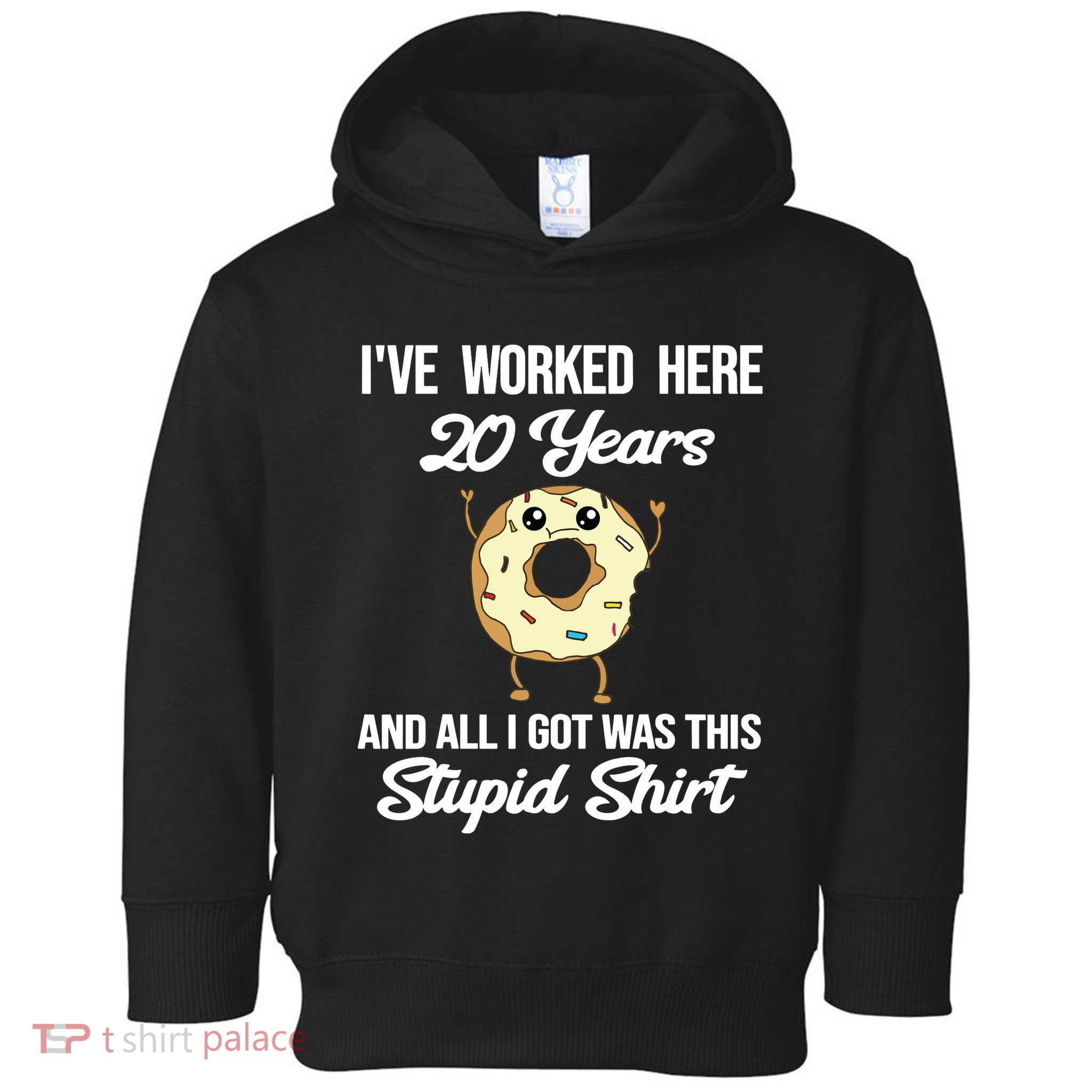 Funny 20 Year Work Anniversary Appreciation Saying Joke 20th Toddler Hoodie