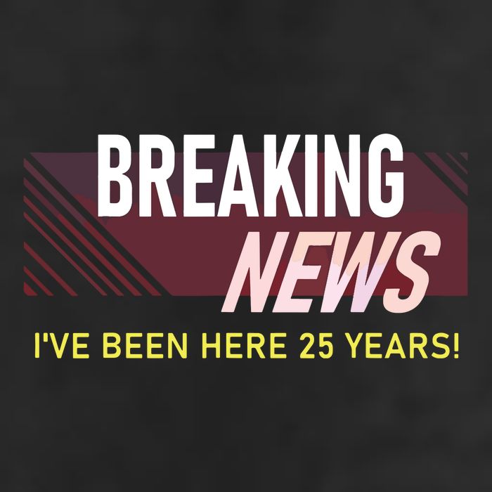 Funny 25 Year Work Anniversary 25th Employee Appreciation 11oz C Handle Ceramic Mug