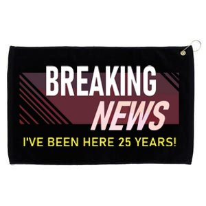 Funny 25 Year Work Anniversary 25th Employee Appreciation Grommeted Golf Towel