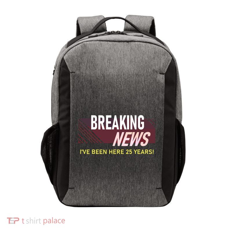 Funny 25 Year Work Anniversary 25th Employee Appreciation Vector Backpack
