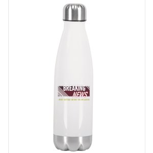 Funny 25 Year Work Anniversary 25th Employee Appreciation Stainless Steel Insulated Water Bottle