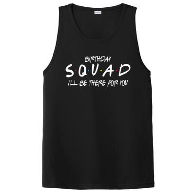 Friends 30th 40th 50th Birthday Squad PosiCharge Competitor Tank