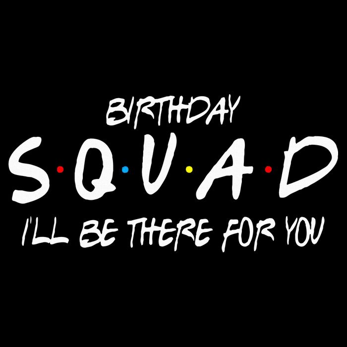 Friends 30th 40th 50th Birthday Squad Impact Tech Backpack