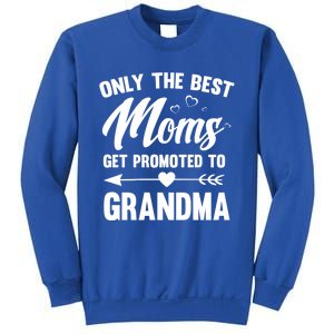 Family 365 Best Moms Get Promoted To Grandma Mothers Day Gift Sweatshirt