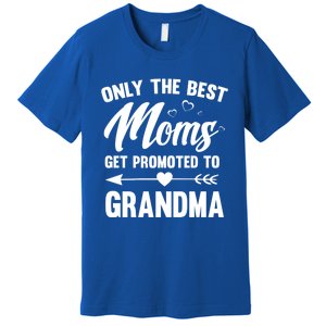 Family 365 Best Moms Get Promoted To Grandma Mothers Day Gift Premium T-Shirt