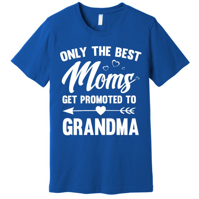 Family 365 Best Moms Get Promoted To Grandma Mothers Day Gift Premium T-Shirt