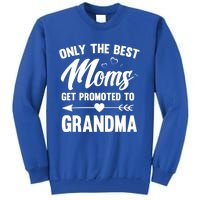 Family 365 Best Moms Get Promoted To Grandma Mothers Day Gift Tall Sweatshirt