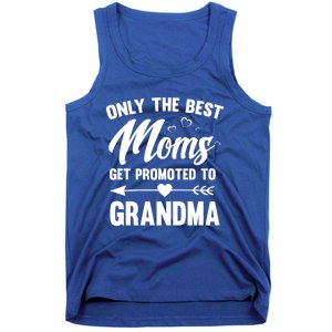 Family 365 Best Moms Get Promoted To Grandma Mothers Day Gift Tank Top