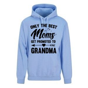 Family 365 Best Moms Get Promoted To Grandma Mothers Day Gift Unisex Surf Hoodie