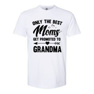 Family 365 Best Moms Get Promoted To Grandma Mothers Day Gift Softstyle CVC T-Shirt