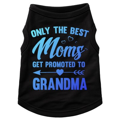 Family 365 Best Moms Get Promoted To Grandma Mothers Day Gift Doggie Tank