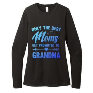 Family 365 Best Moms Get Promoted To Grandma Mothers Day Gift Womens CVC Long Sleeve Shirt