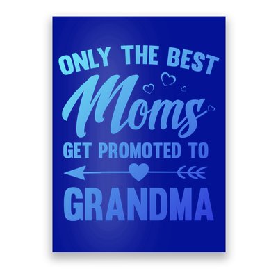Family 365 Best Moms Get Promoted To Grandma Mothers Day Gift Poster