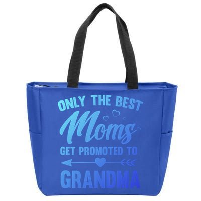 Family 365 Best Moms Get Promoted To Grandma Mothers Day Gift Zip Tote Bag