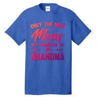 Family 365 Best Moms Get Promoted To Grandma Mothers Day Gift Tall T-Shirt