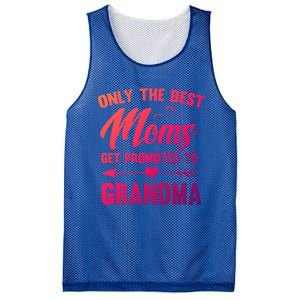 Family 365 Best Moms Get Promoted To Grandma Mothers Day Gift Mesh Reversible Basketball Jersey Tank