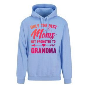 Family 365 Best Moms Get Promoted To Grandma Mothers Day Gift Unisex Surf Hoodie