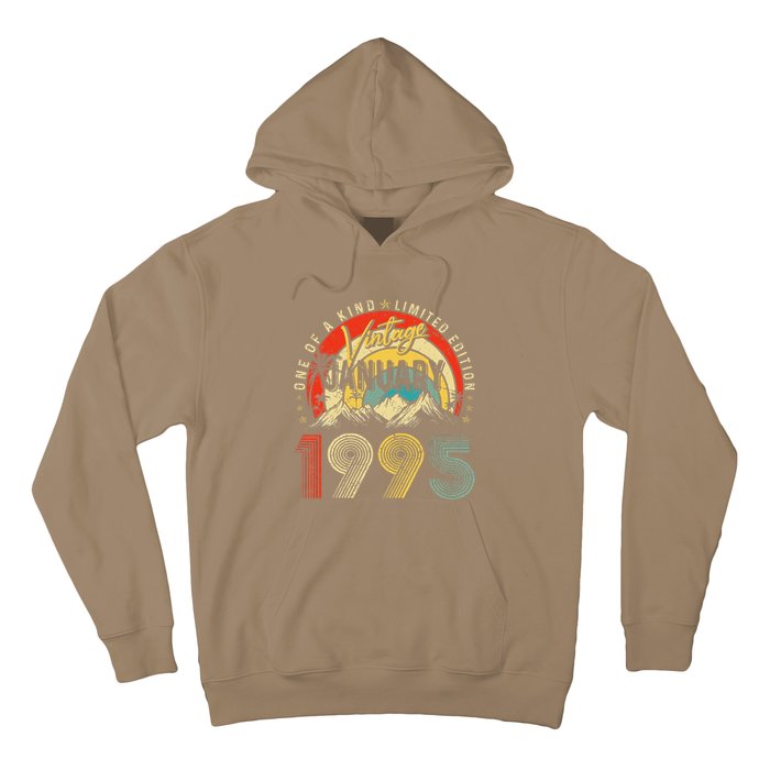 Funny 30th Birthday Vintage January 1995 Forbday Hoodie