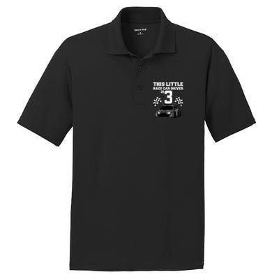 Funny 3rd Birthday Gift 3 Years Old Race Car Drivers Meaningful Gift PosiCharge RacerMesh Polo